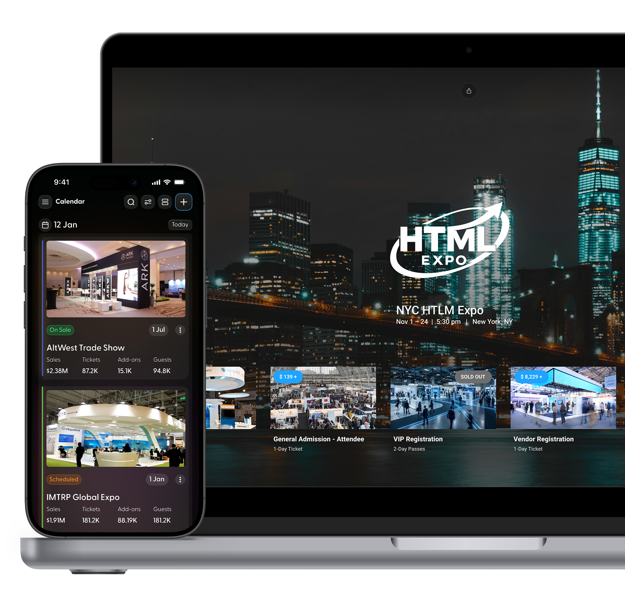Built for Conventions, Expos & Trade Shows Not Just Ticketing